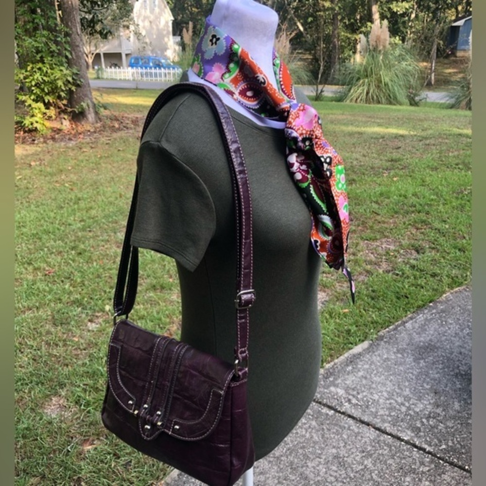 VTG Purse and Scarf Set Purse by Plum 60s Neck Head Scarf